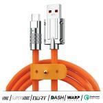 G1P Super Fast Charging Cable Metal Zinc Alloy Liquid Silicone Type-C Usb Thickened Soft Rubber (2N)