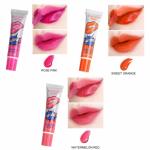 RYCO magic peel off tattoo lipstick pack of 3 rose pink, sweet orange n watermelon