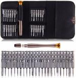Fixkit 25 in 1 Mobile repairing tools kit full set Precision Screwdriver Set Multi Pocket mobile repair kit for Mobiles, Laptops, Electronics