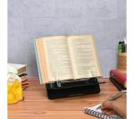 Future Works Book Reading Stand Desk Accessories for Adjustable Reading Angles Compatible with All Size Books, Tablet and Mobile All in one Book Holder for Reading (Made in India Eco Friendly) Black