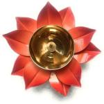 T-KA108 MATKI4.0(1) Brass (Pack of 3) Table Diya Set  (Height: 6 inch)