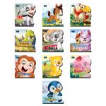 BOOKFORD Animal Shaped Story Board Book - Set Of 10 Story Books For Kids BookFord Publications