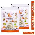 Dry Fruit Hib - Barrley Flakes Original 300 g | Pack of 2 Each 150g | Power of 5: Energy, Protein, Iron, Calcium, Vitamins B1, B2, B3 & C | Corn Flakes, Breakfast Cereal | Naturally Cholestrol Free100% Natural