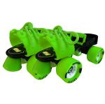 Jaspo Green Tenacity Adjustable Senior Roller Skates,6-14 yrs