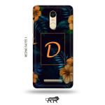 Tweakymod Printed Floral D Back Cover For Redmi Note 3