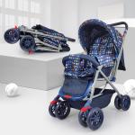 NHR Stroller and Pram for Baby,Kids - Portable Buggy for Kids, Buggy, Compact & Travel Friendly Baby pram, Easy Foldable and Carry, Kids Age 6-24 Months (Blue)