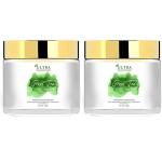 Ultra Healthcare Green Tea Face pack with Goodness of Green Tea & Chamomile For Blackheads,Oil Control ,Anti-Acne or pimples & instant glow for Women & Men -100gm-Pack of 2