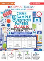 Oswaal CBSE Sample Question Papers Class 10 English Language & Literature Book (For 2023 Exam)