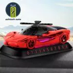 Ashtash Auto Ferrari Car Shape Solar Air Freshener 360 Degree Perfume (360 Degree, RED)