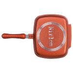 Nirlon Brown Aluminium Ceramic Coated Non-Stick Magic Pan 28 cm x 22.5 cm