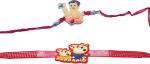 Kavim Kids KARA 22216 Assorted Rakhi Set (Chota Bheem and Pepa Pig Rakhi)