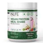Inlife Mixed Berry Flavour Vegan Protein Meal Replacement Shake 500 g