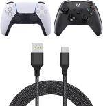 Tcos Tech Ps5 Dualsense Controller Charging Cable Fast Usb Type C Cord