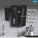 Ruby Alkaline Black Water Purifier with Copper + RO + UF + UV + TDS Control 12L & One TDS meter free