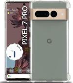 RUNICHA Back Cover for Google Pixel 7 Pro (Transparent, Camera Bump Protector, Pack of: 1)