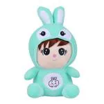 Glance Super Soft Cute Girl Rabbit 40cm Plush Soft Toy Cute Kids Birthday Animal Baby Besties (Teal)