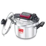 PRESTIGE FLIP-ON TRI-PLY STAINLESS STEEL PRESSURE COOKER 2 L 180m WITH GLASS LID