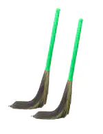 SHOP BY ROOM Long Plastic Handle Grass Broom(Jhadu) for House, Office, School, Hospital - Set of 2