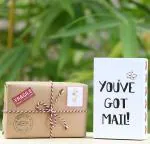 oye happy - you've got mail - tiny hamper for girlfriend / boyfriend / husband / wife
