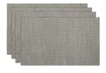 Winner Grey PVC Table Placemats -Set Of 4 Table Mats (PTM-08-04)