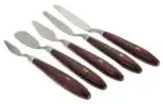Artrina Set Of 5 Painting Knives Of Various Sizes And Shapes Palette Knives