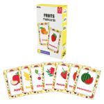 Festiko 1 Set of 30 Pcs Fruits Flash Cards, Fruits Flash Cards for Kids, Easy & Fun Way of Learning, Flashcards For Toddlers and Kids