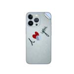 GADGETSWRAP Printed Vinyl Skin Sticker for Apple iPhone 13 Pro - i love you written on paper.jpg