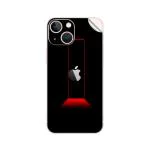 GADGETSWRAP Printed Vinyl Skin Sticker for Apple iPhone 13 - Red Hell Door