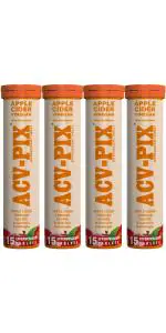 ACV-PIX GARCINIA CAMBOGIA EFFERVESCENT TABLET WEIGHT LOSS, APPLE CIDER Vinegar Vinegar (4 x 15 ml)