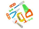 Kids Play Set - Tools Kit Mechanical Toy Set for Kids,Plastic,Multi Color