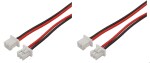 rt sense 2 pin JST XH, 2.54mm, Female with 30cm wire (80Pcs)