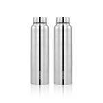 MAXIMA Primo 100 Percent Leak Proof Stainless Steel Water Bottle - 1000 ml (Pack of 2)