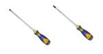 slotted + Philips Striking Screwdriver, 150mm X 6mm (Blue) - Pack of 2