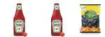 Heinz Tomato Ketchup| 100% Natural| 450 Gm Each| Pack of 2| + Black Currant 100 Gm |