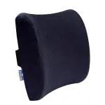 Bekvam Polyurethane Foam Black Lumbar Support Pillow