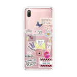 Emble Label Trust The Process Soft Silicone Case For Vivo V11 ( TPU | Soft , Vivo V11 | Multicolor )