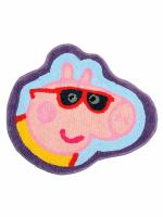 Saral Home Easy Living Blue Microfiber Peppa Pig Anti Slip Bath Mat 50x60 cm