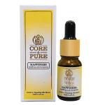 CORE & PURE HAPPINESS Uplifting & Energizing Oil- Promotes Positive and Happy Emotions |Grade-A, Essential Oils Blend|- 12ml