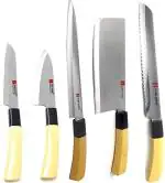 Yingguns Professional Chef Knife Set 5 Packs Combo for Home, Kitchen, Restaurants Best for Chopping, Dicing, Slicing for Vegetable, Fruits & Meat Etc-EZ759