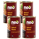 Neo Baked Beans In Thick Tomato Sauce 1800g (450g X 4 Units) - Pack of 4