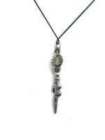 Astroghar Tibetan Lucky Charm White Metal Pendant For Men And Women