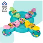 KIWI Kool Hungry Frog Eating Beans Games Toy For kids -4 Player- Toy for Kids 4+ (Multicolor)