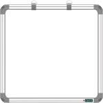 YAJNAS Non Magnetic 2X2 Feet, Double-Sided Writing Whiteboard & Chalkboard, Pack of 1 Board Whiteboards (White, Green)