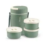 Trueware MEAL 3 Insulated Hot Lunch Box With 3 PP Container 300 ML Each