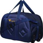 FEDRA Blue Polyester Strolley Duffel Bag - 50 L