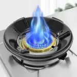 ToYooZe Gas Stove Burner Flame Saver Windproof Portable Stove Protector & Washable Stand Windshield Buckle Temperature Burning Gas Chula Energy Saver Stand (Pack Of 1)