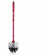 MADHULI Designed Red Round Toilet Brush