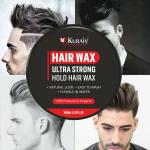 KURAIY Natural Unisex Temporary Modeling Gray Silver DIY Hair Color Wax Hair Mud Water Gel Hair Modelling Styling Products