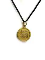 Astroghar Shree Buddha Mercury Graha Mantra Brass Yantra Pendant For Men And Women