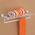 Plantex Stainless Steel 304 Grade Cute Towel Rack or Towel Hanger Stand for Bathroom (18 Inch)